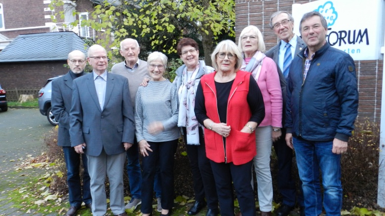 v.l.n.r.: R. Opterbeck, R. Kesting, G. Gücker, R. Schütz, D. Müller, H. Ahlert, R. Seibt, H. Peter und W. Werner