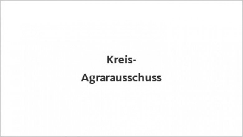 Kreis-Agrarausschuss 