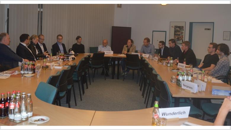v.l.n.r.: Hartmut Steuber, CDA; Herbert Reul MdEP; Anke Fuchs-Dreisbach, Landtagskandidatin; Dr. Peter Liese MdEP; Benedikt Büdenbender, JU